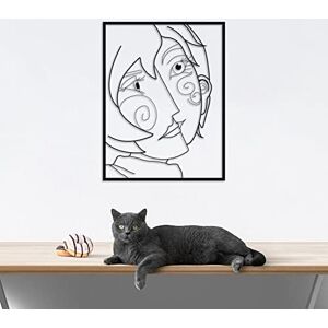 dv decovieno Picasso Series Metal Wall Decor, Minimalist Decor, Metal Wall Art, Home Wall Hangings, Geometric WallArt, Home Art Decoration, Gift, Black, Dimension (60 x 46cm) dv decovieno Picasso Series Metal Wall Decor, Minimalist Decor, Metal Wall Art, Home Wall Hangings, Geometric WallArt, Home Art Decoration, Gift, Black, Dimension (60 x 46cm)