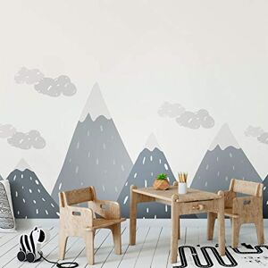 Ambiance Sticker s Scandinavian Nordic Mountains Wall Decals, DIY Home Decor, Peel and Stick Removable Stickers, Waterproof and Self Adhesive Wall Art H50 x L140 CM Ambiance Sticker s Scandinavian Nordic Mountains Wall Decals, DIY Home Decor, Peel and Stick Removable Stickers, Waterproof and Self Adhesive Wall Art H50 x L140 CM