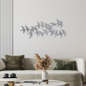 Hanah Home Hand-Painted Decorative Metal Wall Accessory, 112 x 11 x 50 cm, 100% Metal, 0.8 mm Thickness, Unique Art Piece for Home Decor, Colour Variations May Occur Hanah Home Hand-Painted Decorative Metal Wall Accessory, 112 x 11 x 50 cm, 100% Metal, 0.8 mm Thickness, Unique Art Piece for Home Decor, Colour Variations May Occur