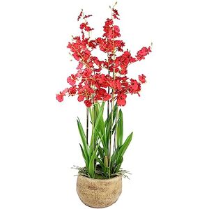 Leaf - Oncidium Orchid Red - 90cm - Artificial plant Leaf - Oncidium Orchid Red - 90cm - Artificial plant