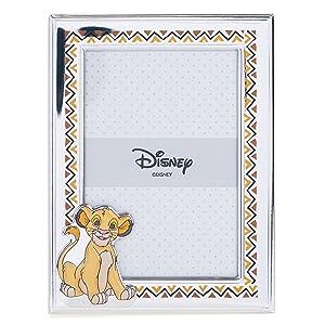 VALENTI & CO. Disney Baby Lion King Simba Silver Photo Frame for Children, Christening, Birth or Birthday Gift (9 x 13 cm) VALENTI & CO. Disney Baby Lion King Simba Silver Photo Frame for Children, Christening, Birth or Birthday Gift (9 x 13 cm)