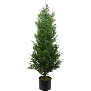 Leaf Artificial Cedar Cypress Confier Trees, Wood, Green 120cm Bushy, 4 feet Leaf Artificial Cedar Cypress Confier Trees, Wood, Green 120cm Bushy, 4 feet