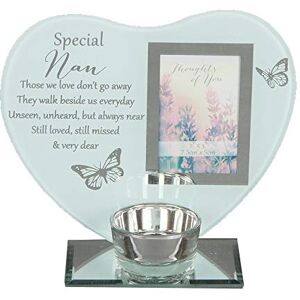 Widdle Gifts Glass Photo Frame Memorial Tea Light Candle Holder Nan 9026 Widdle Gifts Glass Photo Frame Memorial Tea Light Candle Holder Nan 9026