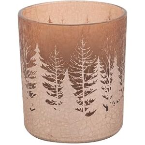 Cosy & Trendy Cosy Home Set of 6 Cracke Trees Crystal Candlesticks, Old Pink, 7 x 7 x 8 cm Cosy & Trendy Cosy Home Set of 6 Cracke Trees Crystal Candlesticks, Old Pink, 7 x 7 x 8 cm