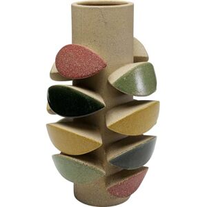 KARE Foglie Design Vase, Multi-Colour, Decorative Vase, Flower Vase, Ceramic, Handmade, Unique, 41 cm (H) KARE Foglie Design Vase, Multi-Colour, Decorative Vase, Flower Vase, Ceramic, Handmade, Unique, 41 cm (H)