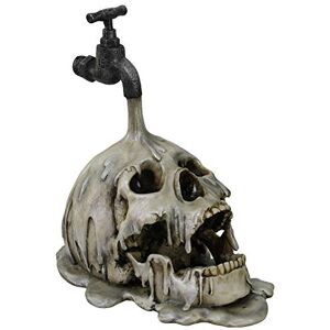 Nemesis Now Pouring Tap Skull Ornament Figurine, Silver, One Size Nemesis Now Pouring Tap Skull Ornament Figurine, Silver, One Size