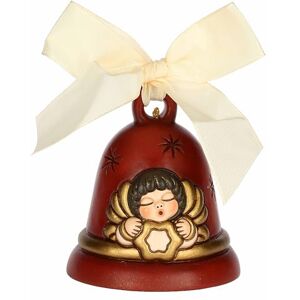THUN , Ceramic Bell with Angel Christmas Magic, Collectable Limited Edition 2024 Idea 7.1 x 7.1 x 7.8 cm, Red THUN , Ceramic Bell with Angel Christmas Magic, Collectable Limited Edition 2024 Idea 7.1 x 7.1 x 7.8 cm, Red