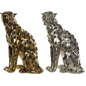 DKD Home Decor Brand Decorative Figurine Silver Black Gold Leopard Resin (36 x 28 x 52 cm) (2 Pieces) (Reference: S3026925) DKD Home Decor Brand Decorative Figurine Silver Black Gold Leopard Resin (36 x 28 x 52 cm) (2 Pieces) (Reference: S3026925)