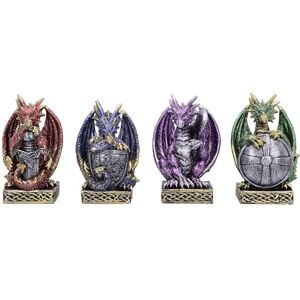 Nemesis Now Defend the Hoard (Set of 4) 10cm, Resin, Silver, Dragon Figure, Silver Dragon Ornament, Collectable Dragon Giftware, Cast in the Finest Resin, Expertly Hand-Painted Nemesis Now Defend the Hoard (Set of 4) 10cm, Resin, Silver, Dragon Figure, Silver Dragon Ornament, Collectable Dragon Giftware, Cast in the Finest Resin, Expertly Hand-Painted