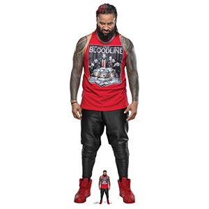 STAR CUTOUTS SC4167 WWE Jimmy Uso Bloodline Superstar Cardboard Cutout with Mini Stand – Wrestling Party Decoration, Event Display & Fan Gift STAR CUTOUTS SC4167 WWE Jimmy Uso Bloodline Superstar Cardboard Cutout with Mini Stand – Wrestling Party Decoration, Event Display & Fan Gift