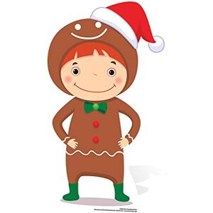 STAR CUTOUTS Ltd SC986 Mini Gingerbread Boy Cardboard Cutout/Stand Up/Standee Perfect for Kids Christmas Schools, Churches, Parties and Events Height 83cm, Multicolour STAR CUTOUTS Ltd SC986 Mini Gingerbread Boy Cardboard Cutout/Stand Up/Standee Perfect for Kids Christmas Schools, Churches, Parties and Events Height 83cm, Multicolour