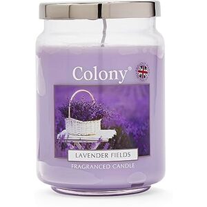 Wax Lyrical , Colony Large Candle Jar Lavender Fields, Burn Time of Up 100 Hours Wax Lyrical , Colony Large Candle Jar Lavender Fields, Burn Time of Up 100 Hours