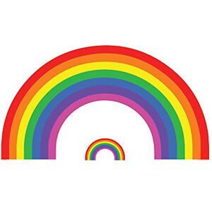 STAR CUTOUTS Ltd SC1030 Rainbow Cardboard Cut Out Party Scene Decoration, Multi-Colour, 93 x 5 x 93 cm STAR CUTOUTS Ltd SC1030 Rainbow Cardboard Cut Out Party Scene Decoration, Multi-Colour, 93 x 5 x 93 cm