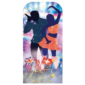 STAR CUTOUTS SC4550 Switzerland Song Contest Dancing StandIn Cardboard Cut Out Height 193cm Ideal for Music Theme, Parties, Birthdays & Song Contest Decorations, Room Decorations & Events STAR CUTOUTS SC4550 Switzerland Song Contest Dancing StandIn Cardboard Cut Out Height 193cm Ideal for Music Theme, Parties, Birthdays & Song Contest Decorations, Room Decorations & Events