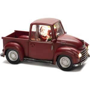 Konstsmide Christmas Decorations LED Snow Globe Lantern Santa Claus in a Pick Up Truck/Indoor, 5 Hour Timer/Battery Operated: 3xAA 1.5V (excl.)/Christmas Lantern 1 Warm White Diode Konstsmide Christmas Decorations LED Snow Globe Lantern Santa Claus in a Pick Up Truck/Indoor, 5 Hour Timer/Battery Operated: 3xAA 1.5V (excl.)/Christmas Lantern 1 Warm White Diode