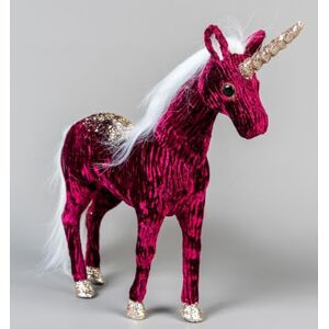 SHATCHI 33cm Unicorn Figure Burgundy/Gold Costume Fairy Tale Christmas Tabletop Centrepiece Showpieces Home Art & Craft Xmas Party Window Décor SHATCHI 33cm Unicorn Figure Burgundy/Gold Costume Fairy Tale Christmas Tabletop Centrepiece Showpieces Home Art & Craft Xmas Party Window Décor