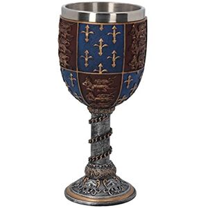 Nemesis Now C0702B4 Medieval Goblet 17.5cm Grey, Resin w/Stainless Steel Insert Nemesis Now C0702B4 Medieval Goblet 17.5cm Grey, Resin w/Stainless Steel Insert