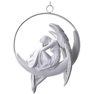 Nemesis Now Serenity White Hanging Winged Angel Decoration, Polyresin, One Size Nemesis Now Serenity White Hanging Winged Angel Decoration, Polyresin, One Size