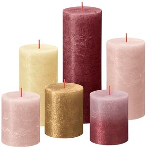 BOLSIUS Rustic Pillar Candles Gift Set of 6 Haptic Luxury Decorative Household Candles Length Burning Time Unscented Includes Natural Plant Wax Without Palm Oil BOLSIUS Rustic Pillar Candles Gift Set of 6 Haptic Luxury Decorative Household Candles Length Burning Time Unscented Includes Natural Plant Wax Without Palm Oil