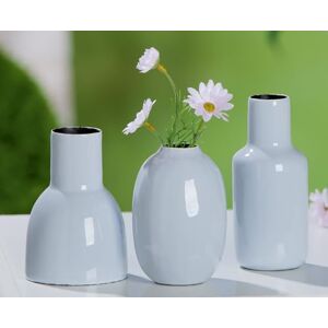 AlexandreHouse Pack of 6 Decorative Vase, Small, Metal, Blue, PU 6, Assorted 3 times, L. 7 cm, W. 8 cm, H. 12 cm AlexandreHouse Pack of 6 Decorative Vase, Small, Metal, Blue, PU 6, Assorted 3 times, L. 7 cm, W. 8 cm, H. 12 cm