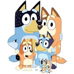 STAR CUTOUTS SC4465 Heeler Family Cardboard Cutout – 117cm Bluey Birthday Party Decor STAR CUTOUTS SC4465 Heeler Family Cardboard Cutout – 117cm Bluey Birthday Party Decor