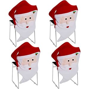 Uten Christmas Chair Covers, Christmas Chair Back Covers Decorations,Santa Claus Snowman Hat Xmas Chair Seat Slip cover for Christmas Dining Room Kitchen Party Decoration Ornament (4PCS) Uten Christmas Chair Covers, Christmas Chair Back Covers Decorations,Santa Claus Snowman Hat Xmas Chair Seat Slip cover for Christmas Dining Room Kitchen Party Decoration Ornament (4PCS)