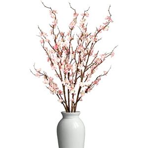 Ammyoo 4 PCS Artificial Plum Blossom Party Decorations Fake Cherry Flowers Faux Long Stems Wintersweets Silk Flowers Arrangement for Wedding Home Office Bedroom Spring Decor(Light Pink) Ammyoo 4 PCS Artificial Plum Blossom Party Decorations Fake Cherry Flowers Faux Long Stems Wintersweets Silk Flowers Arrangement for Wedding Home Office Bedroom Spring Decor(Light Pink)