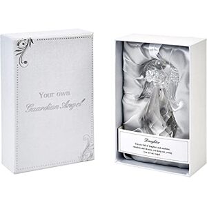 Papillon Collection Guardian Angel Figurine transparent Crystal Ornament for Daughter, Outdoor Garden & Office, Glass Statue Religious Heart-Warming Caption in Gift Box, Home Decor Gifts, One Size Papillon Collection Guardian Angel Figurine transparent Crystal Ornament for Daughter, Outdoor Garden & Office, Glass Statue Religious Heart-Warming Caption in Gift Box, Home Decor Gifts, One Size