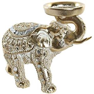 DKD Home Decor Golden Elephant Resin Figurine (18 x 8 x 15 cm) (Reference: S3019622) DKD Home Decor Golden Elephant Resin Figurine (18 x 8 x 15 cm) (Reference: S3019622)