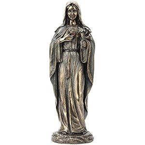 Veronese Design 8 1/8" Tall Immaculate Heart of Mary Cold Cast Bronzed Resin Sculpture Religious Figurine Spiritual Collectibles Veronese Design 8 1/8" Tall Immaculate Heart of Mary Cold Cast Bronzed Resin Sculpture Religious Figurine Spiritual Collectibles