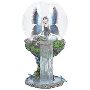 Nemesis Now Immortal Flight Anne Stokes Fairy Snow Globe 10cm, Resin, Grey white Nemesis Now Immortal Flight Anne Stokes Fairy Snow Globe 10cm, Resin, Grey white