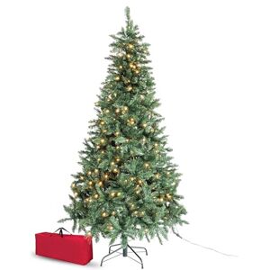 Brigros Artificial Christmas Tree, Polyvinyl Chloride, Light, 180 cm Brigros Artificial Christmas Tree, Polyvinyl Chloride, Light, 180 cm