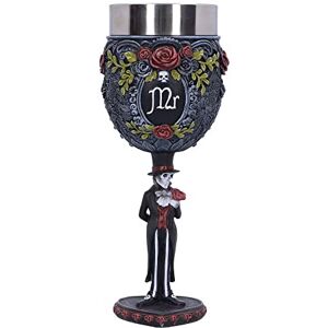 Nemesis Now Mr Goblet, 21cm, 200ml Capacity, Resin, Black, Gothic Giftware, Cast in the Finest Resin, Expertly Hand-Painted, Stainless Steel Insert, Gothic Wedding Gift Nemesis Now Mr Goblet, 21cm, 200ml Capacity, Resin, Black, Gothic Giftware, Cast in the Finest Resin, Expertly Hand-Painted, Stainless Steel Insert, Gothic Wedding Gift
