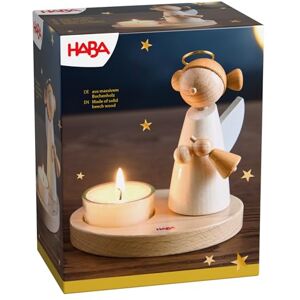 HABA Angel with Tea Light Christmas Wooden Decoration Made of Beech Wood Stylish Guardian Angel for Advent & Festive Atmosphere 2012297001 HABA Angel with Tea Light Christmas Wooden Decoration Made of Beech Wood Stylish Guardian Angel for Advent & Festive Atmosphere 2012297001