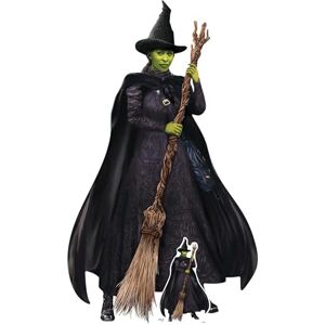 STAR CUTOUTS SC4629 Elphaba Cynthia Erivo Wicked Green Witch – 159cm Lifesize Cardboard Cutout 2-Pack Wicked Theme Birthday Party & Decorations STAR CUTOUTS SC4629 Elphaba Cynthia Erivo Wicked Green Witch – 159cm Lifesize Cardboard Cutout 2-Pack Wicked Theme Birthday Party & Decorations