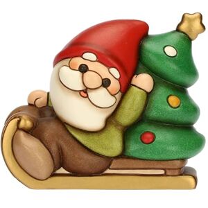 THUN , Oliver Gnome on Sleigh Ceramic Tree Christmas Collection Collectible Figures Idea 13.7 x 10.5 x 18.8 cm THUN , Oliver Gnome on Sleigh Ceramic Tree Christmas Collection Collectible Figures Idea 13.7 x 10.5 x 18.8 cm