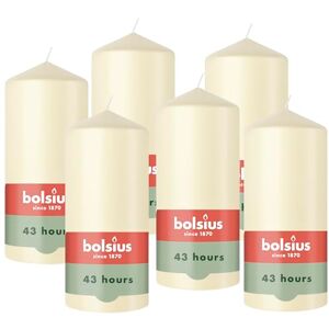 BOLSIUS – Essentials – Smooth Pillar Candle – Ivory – 13 cm – Decorative Candles – Contains Natural Plant-Based Wax – Without Palm Oil BOLSIUS – Essentials – Smooth Pillar Candle – Ivory – 13 cm – Decorative Candles – Contains Natural Plant-Based Wax – Without Palm Oil