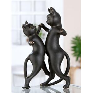 GILDE Gatto Resin Black Metallic Look Cat Figurine Height 30.5 cm Width 17.5 cm Depth 16 cm Decorative Sculpture Home Accessory Gift GILDE Gatto Resin Black Metallic Look Cat Figurine Height 30.5 cm Width 17.5 cm Depth 16 cm Decorative Sculpture Home Accessory Gift