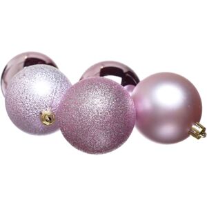 HEITMANN DECO Christmas Tree – Set of 25 – Baubles – Christmas Tree – Christmas Baubles – Pink – Matt, Glossy, Glitter – Approx. 5.8 cm HEITMANN DECO Christmas Tree – Set of 25 – Baubles – Christmas Tree – Christmas Baubles – Pink – Matt, Glossy, Glitter – Approx. 5.8 cm