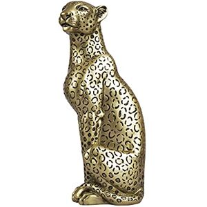 Polyroyal Cheetah Statue Home Decor Leopard Sculpture Resin Sitting Cheetah Figurine Desktop Table Top Ornament Decoration for Home Office Champagne Gold Polyroyal Cheetah Statue Home Decor Leopard Sculpture Resin Sitting Cheetah Figurine Desktop Table Top Ornament Decoration for Home Office Champagne Gold