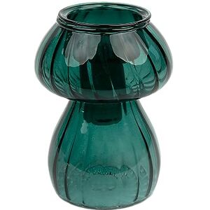 Talking Tables Green Mushroom Shaped Glass Candlestick Holder or use as a Bud Vase Elegant Christmas Table Decorations Ideal Xmas Gift Use as Home Décor, Stocking Filler, Secret Santa Size: 11.5cm x 8cm Talking Tables Green Mushroom Shaped Glass Candlestick Holder or use as a Bud Vase Elegant Christmas Table Decorations Ideal Xmas Gift Use as Home Décor, Stocking Filler, Secret Santa Size: 11.5cm x 8cm