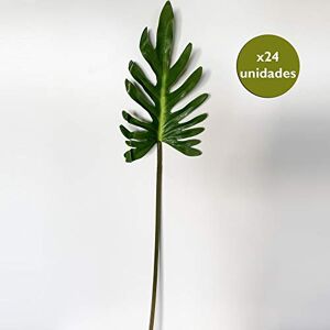 WELL HOME MOBILIARIO & DECORACIÓN Wellhome Pack of 24 Artificial Decorative Sheets 80 cm Rubber Kwai Leaf WELL HOME MOBILIARIO & DECORACIÓN Wellhome Pack of 24 Artificial Decorative Sheets 80 cm Rubber Kwai Leaf