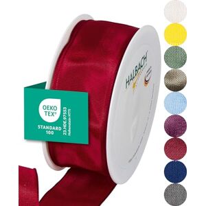 Halbach Ruby Red Wired Edge Gift Ribbon - Gift Ribbon Halbach Ruby Red Wired Edge Gift Ribbon - Gift Ribbon