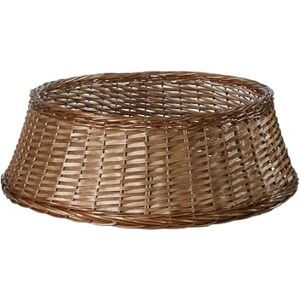 WeRChristmas Brown Wicker Tree Collar – 70 cm Base, Hand-Woven Rattan Christmas Tree Stand Cover WeRChristmas Brown Wicker Tree Collar – 70 cm Base, Hand-Woven Rattan Christmas Tree Stand Cover