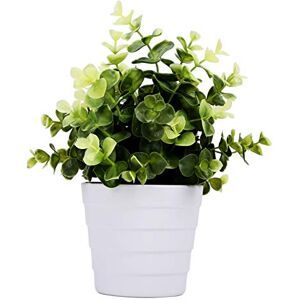 Meneco Small Fake Plant in Pot – Artificial Plants Indoor Plant Faux Potted Plant Decor for Home and Office (Eucalyptus Green) Meneco Small Fake Plant in Pot – Artificial Plants Indoor Plant Faux Potted Plant Decor for Home and Office (Eucalyptus Green)