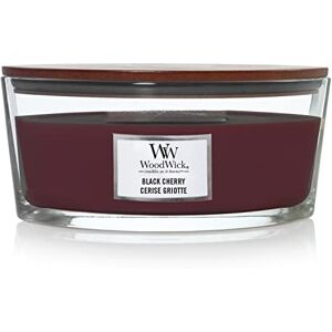Woodwick Ellipse Scented Candle Black Cherry with Crackling Wick Burn Time: Up to 50 Hours Woodwick Ellipse Scented Candle Black Cherry with Crackling Wick Burn Time: Up to 50 Hours