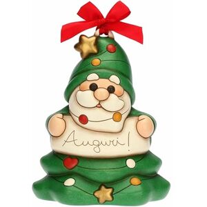 THUN Oliver Christmas Tree Gnome with Ceramic Wishes, 19.7 x 24.7 cm, Height 8.2 cm, Enchanted Winter Collection, Enchanted Winter Collection THUN Oliver Christmas Tree Gnome with Ceramic Wishes, 19.7 x 24.7 cm, Height 8.2 cm, Enchanted Winter Collection, Enchanted Winter Collection
