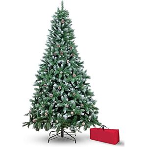 Brigros La voglia di fare Christmas Tree, Polyvinyl Chloride, Snowy, 180 cm Brigros La voglia di fare Christmas Tree, Polyvinyl Chloride, Snowy, 180 cm