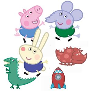 STAR CUTOUTS SC4878 George Pig, Edward Elephant & Richard Rabbit Wall Decoration Pack Cardboard Cutouts Height 34cm STAR CUTOUTS SC4878 George Pig, Edward Elephant & Richard Rabbit Wall Decoration Pack Cardboard Cutouts Height 34cm