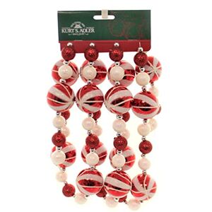 Kurt S. Adler Kurt Adler 6-Foot Glitter Candy Ball Garland Kurt S. Adler Kurt Adler 6-Foot Glitter Candy Ball Garland